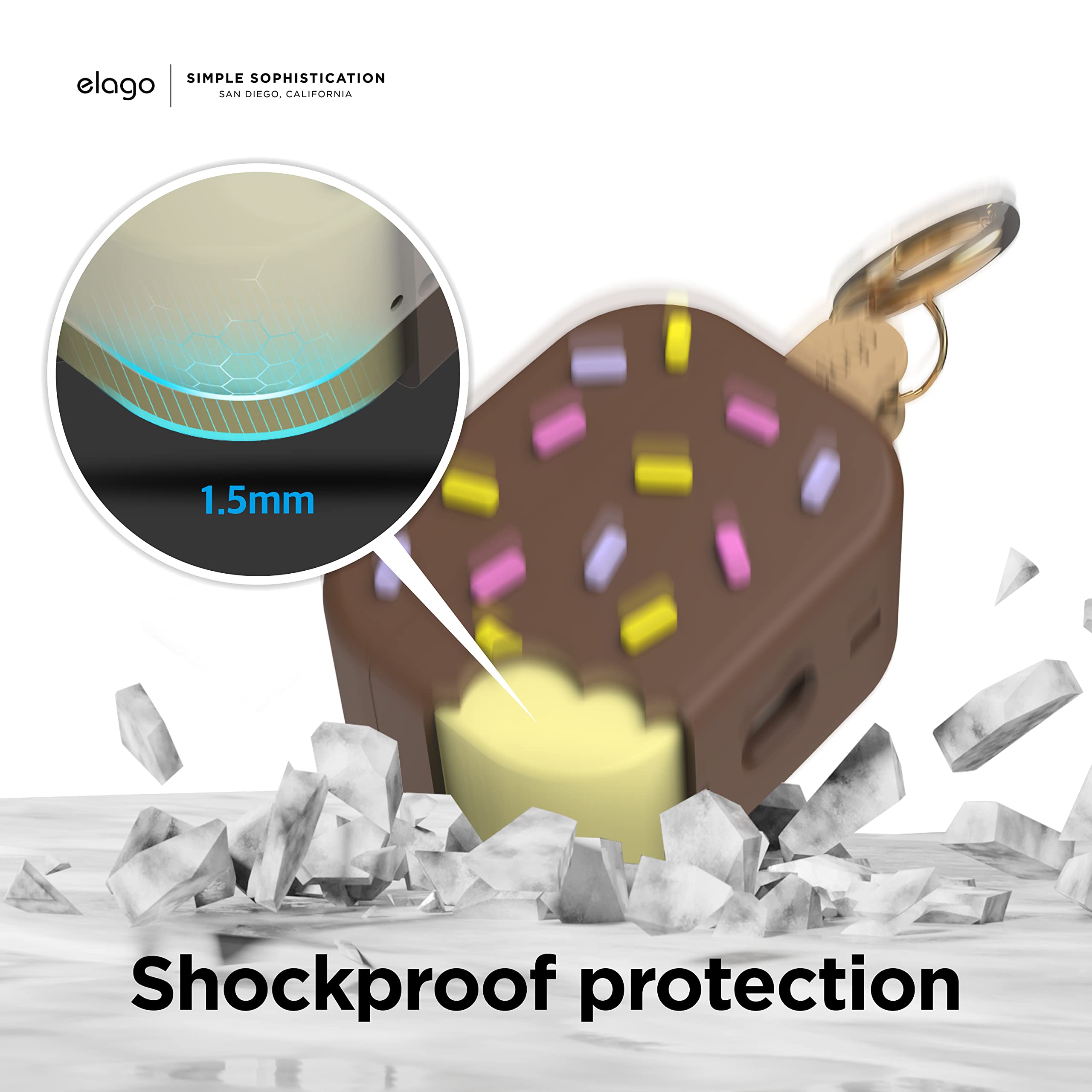 Amazon.com: elago Ice Cream Case Compatible with AirPods Pro